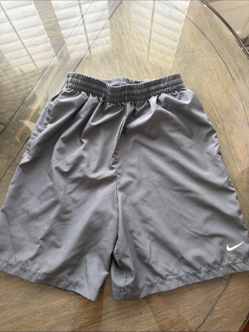 Nike Men's Charcoal Gray Athletic Shorts